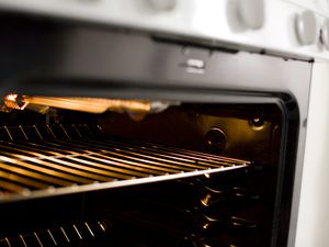The broiler is the overhead heating element in the oven