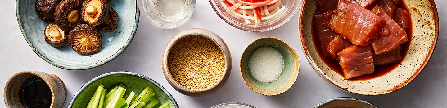 Chirashizushi Ingredients