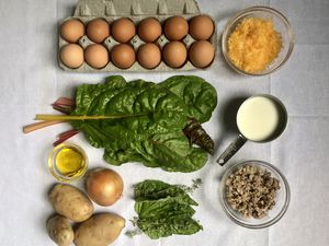 The Dynamite Shop - Frittata "how to" mise en place