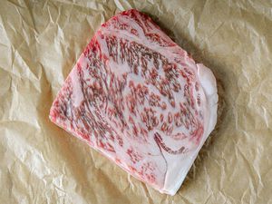 Waygu beef on butcher paper
