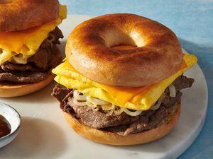 McDonald's Copycat Steak, Egg, and Cheese Bagel Recipe