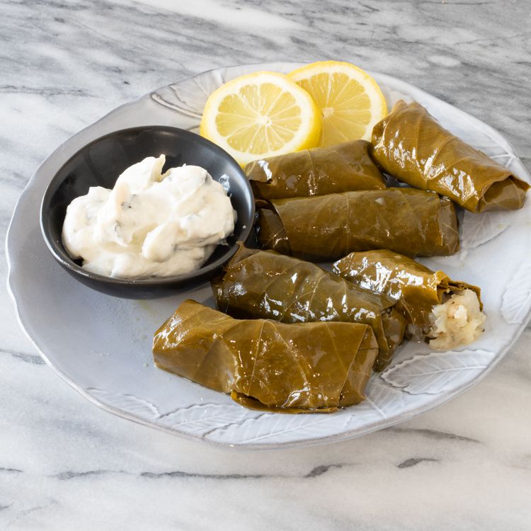 Stuffed Grape Leaves With Rice and Herbs Tester Image
