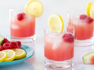 Watermelon Punch With Raspberry Lemonade
