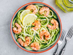 Zoodles with Shrimp